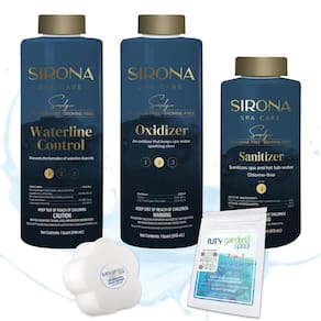 Kit de tratamento de banheira de hidromassagem Sirona Simply Waterline Cleaner + Oxidante