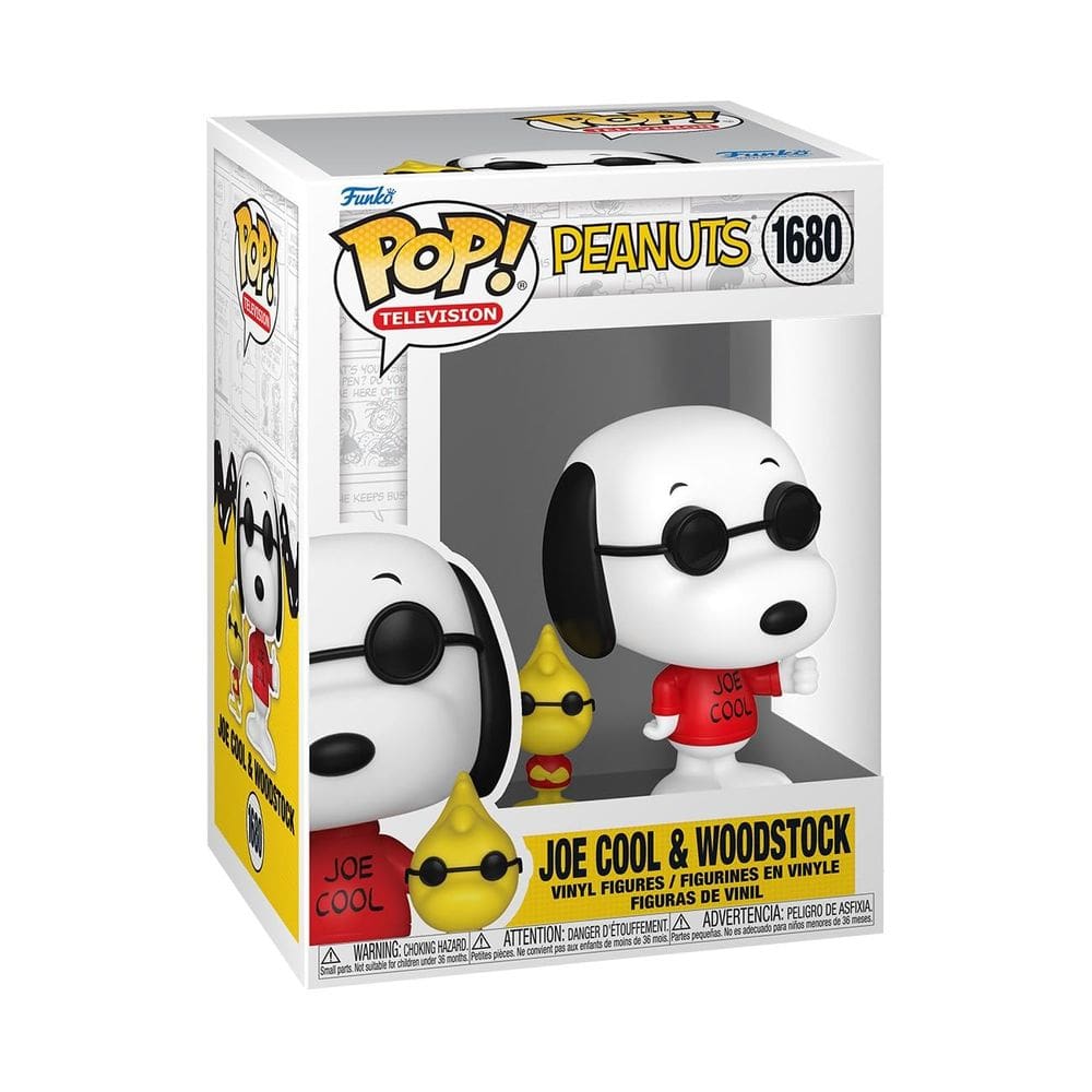 Boneco de vinil Funko Pop & Buddy Peanuts Joe Cool & Woodstock