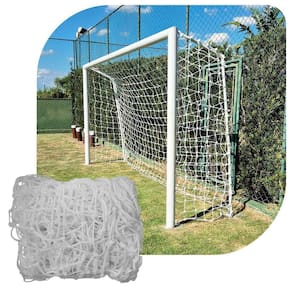 Par De Rede Para Trave De Gol Society Suiço 4Mts Fio 8 Nylon