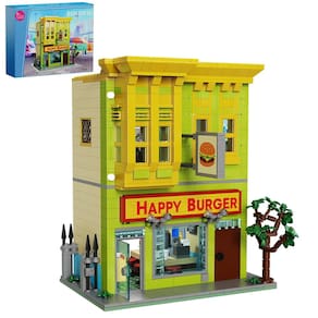 Conjunto de construção BUILDIFUL Happy Burgers House Bob`s House