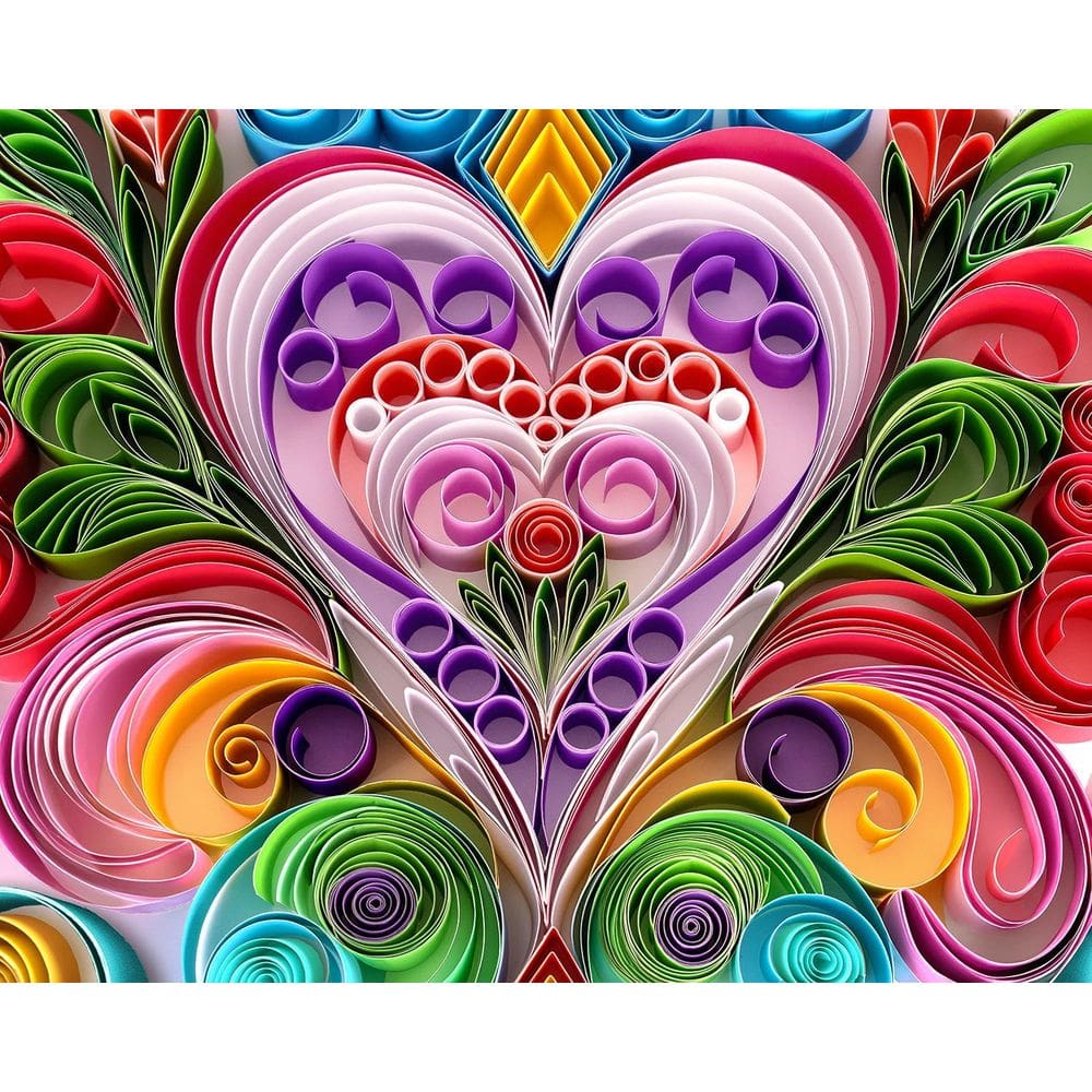 Puzzle Springbok Paper Hearts 1000 peças para adultos