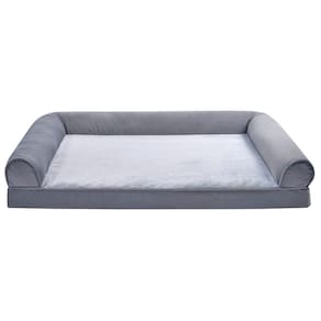 Cama para animais de estimação Amazon Basics Foam Living Room Sofá cinza 112x89cm