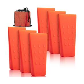 Tree Felling Wedges UNCO de 5,5 polegadas com pontas, pacote com 6 unidades com bolsa