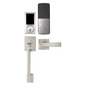 Fechadura de porta Amazon Basics Grade 3 com tela de toque eletrônica