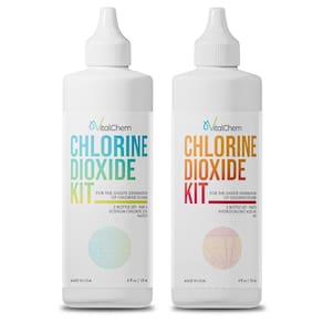 Kit de tratamento de água VitalChem Dióxido de Cloro 240mL