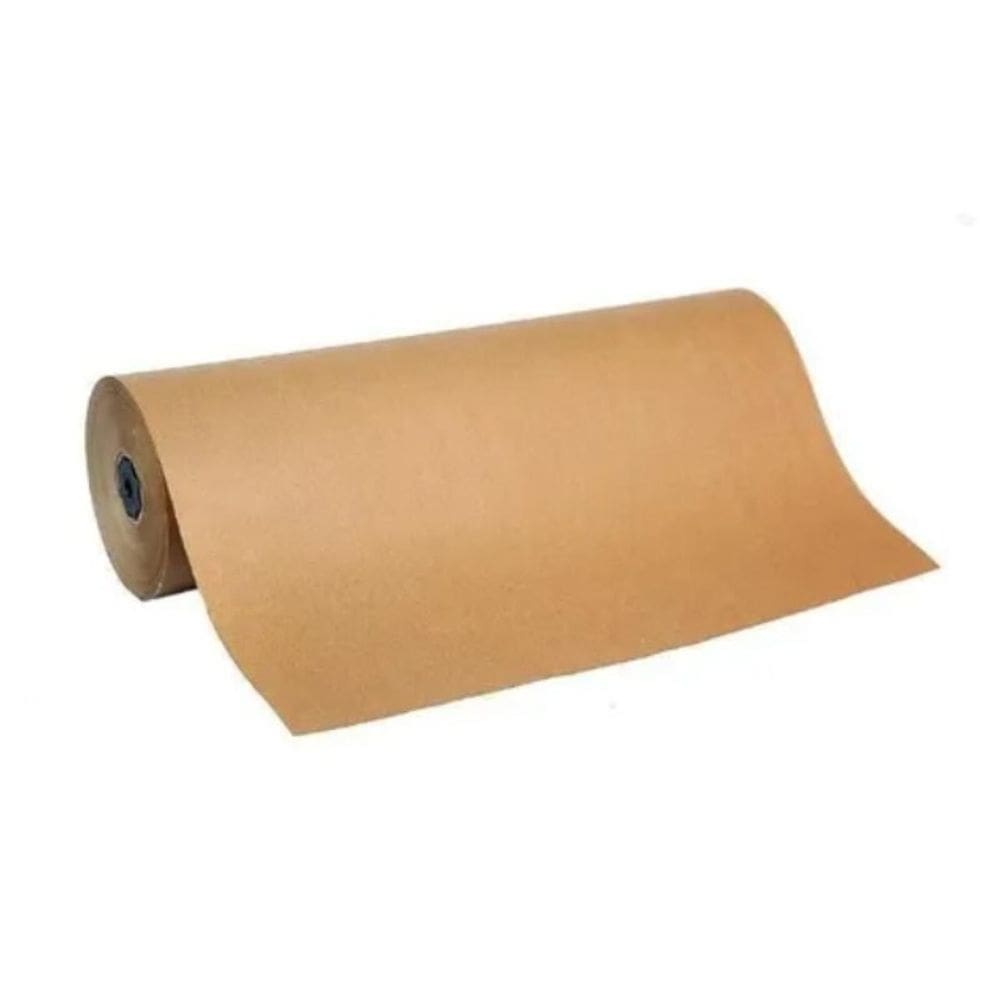 Bobina De Papel Kraft Pardo 80Gr Monolúcido 80Cm X 50 Metros