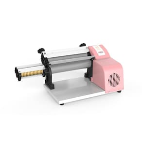 Cilindro Laminador De Pasta Americana 37Cm 220V Rosa Mousse