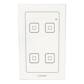 Interruptor Inteligente Touch 4 Teclas Wi-Fi - Alexa Celular