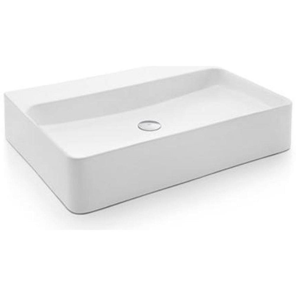 Cuba De Apoio Docol Retangular Com Mesa 60X42 Rt3 White