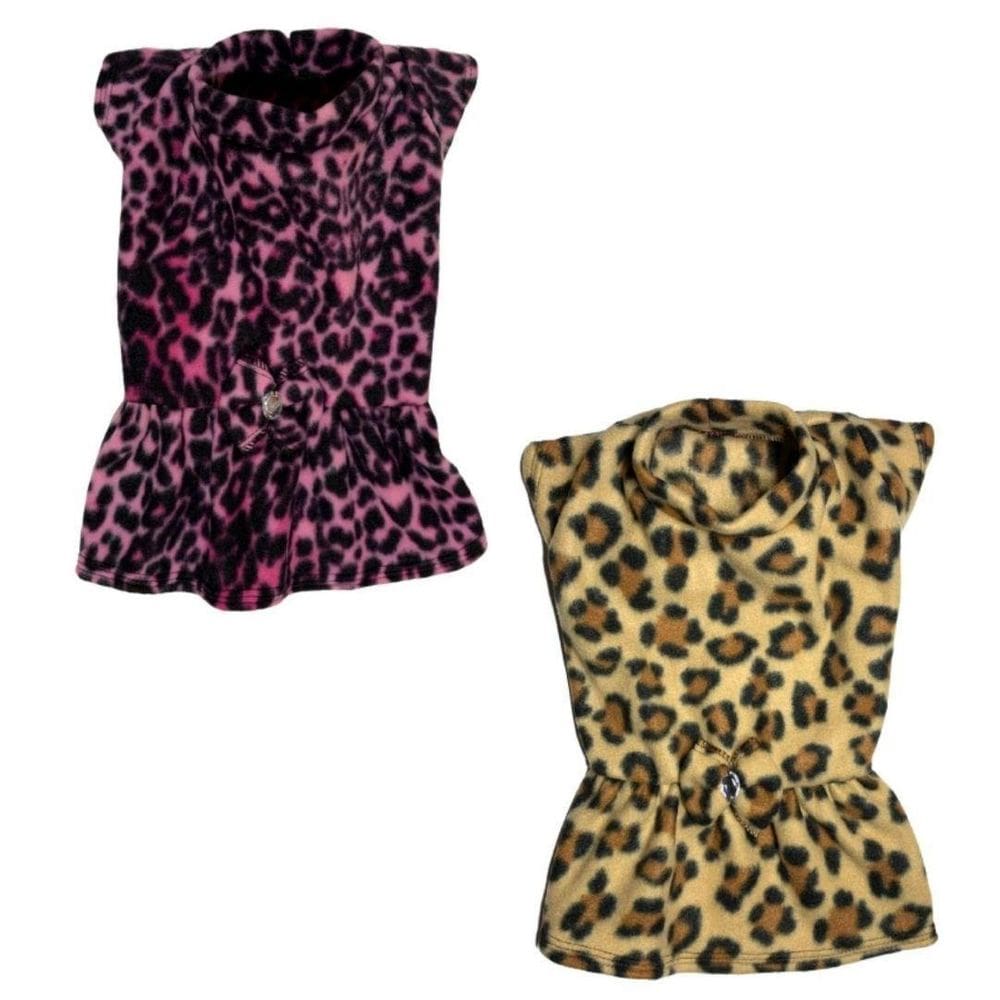 Kit 2 Roupa De Inverno Para Cães E Gatos - Vestido Soft Egg