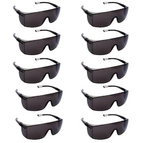 Óculos De Segurança Proteção Fumê Evolution Pro Kit 10 Un