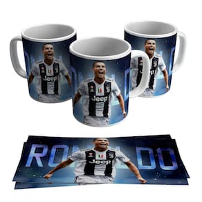 Caneca Cristiano Ronaldo Juventus Time Italiano 325ml