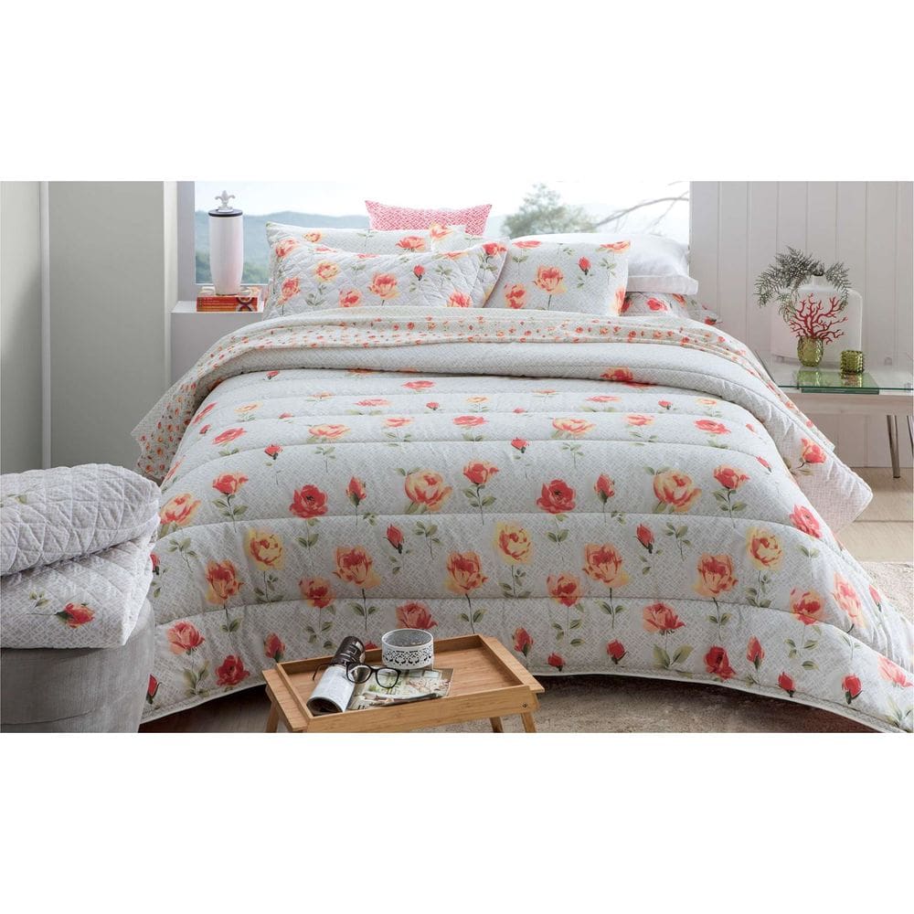 Jogo de Cama Casal 4 peças Com Elastico Marina Sultan