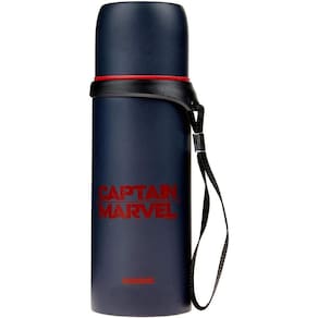 Garrafa Térmica Aço 350Ml Com Alça Captain Marvel Dmw 11791