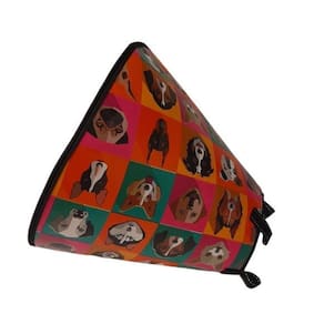 Colar Elizabetano Confort Em Courano Estampado - 09