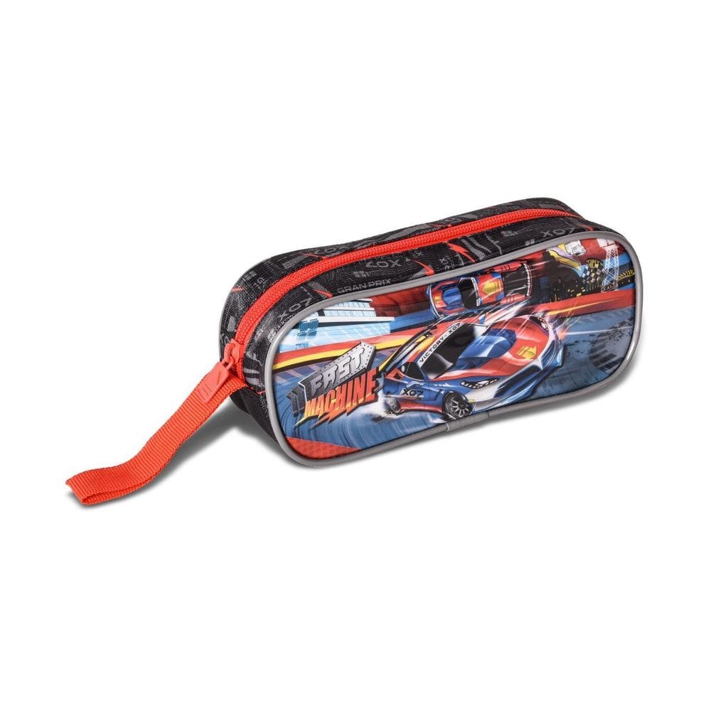 Estojo Escolar Carros Meninos Fast Machine