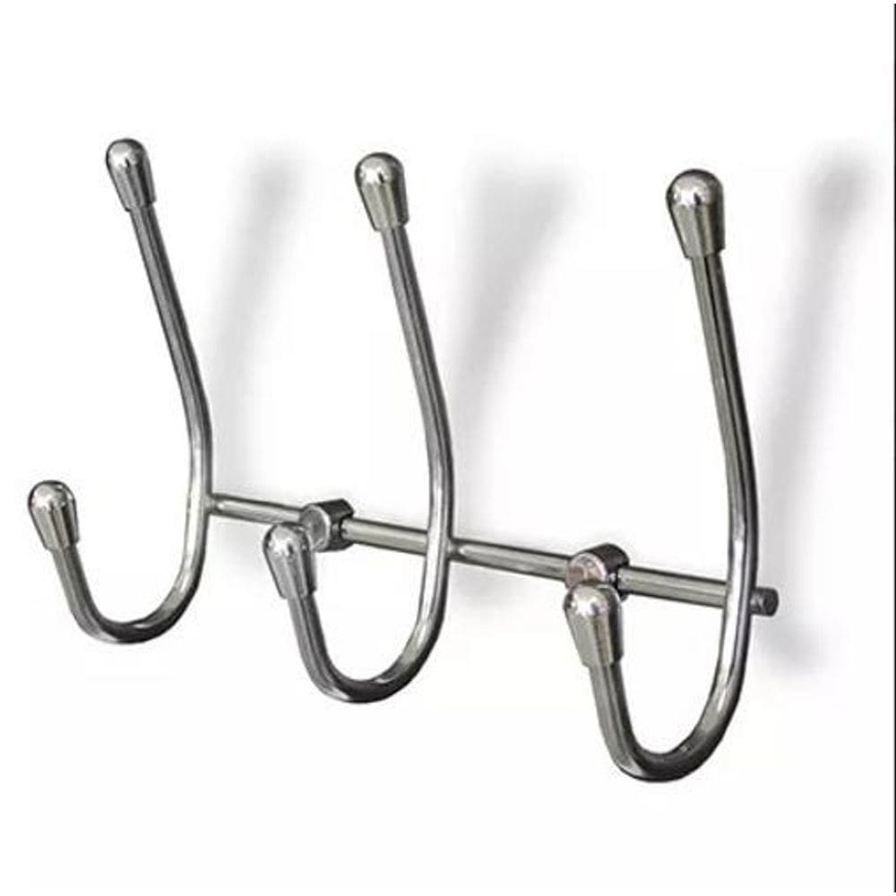 Cabide Triplo Cromado 4770