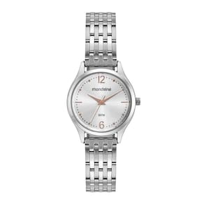 Relógio Mondaine Feminino Social Prateado 32529l0mvne3 30mm