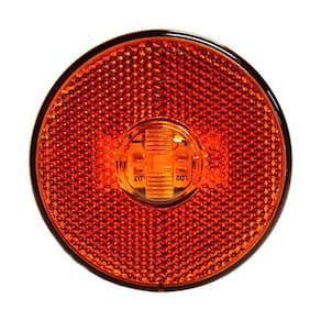 Kit 12 Lanternas Lateral Led Caminhão Carreta 24V 12V 85mm
