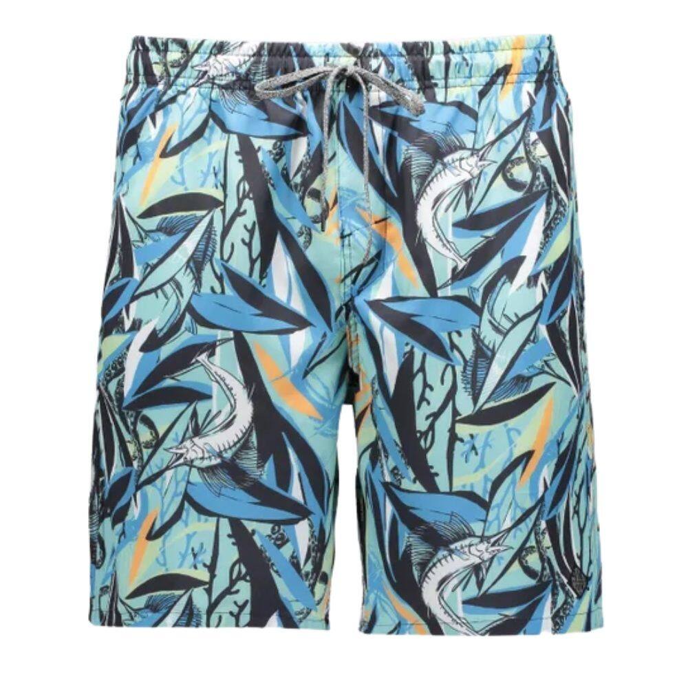 Shorts Volley Masculino Nicoboco Waxen Verde Água 44705