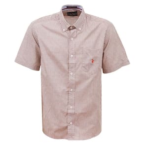 Camisa Masculina Manga Curta Rosa Austin Western 37699