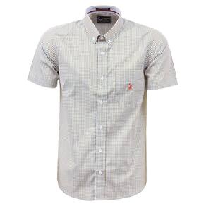 Camisa Masculina Manga Curta Marrom Austin Western 37707