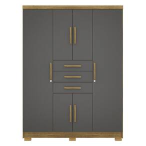 Guarda Roupa Casal 151 cm 6 Portas 3G 10020 Nature Alasca VLR
