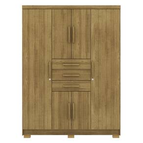 Guarda Roupa Casal 151 cm 6 Portas 3G 10020 Nature VLR