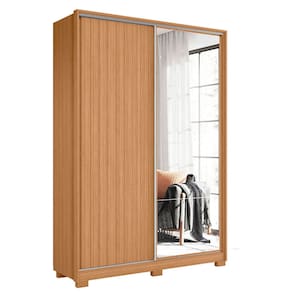Guarda Roupa Frizatto Portas de Correr com Espelho Albatroz