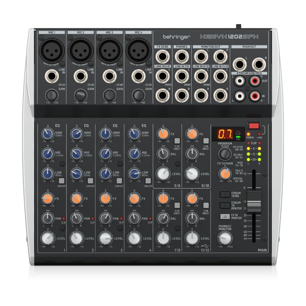 Mesa De Som 12 Canais Xenyx 1202SFX Behringer