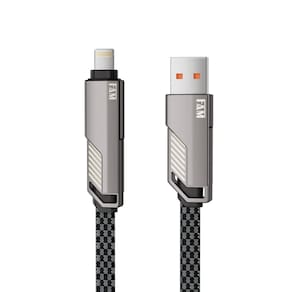 Cabo USB 4 em 1 Ultra-Rápido Metal Turbo Alta Velocidade