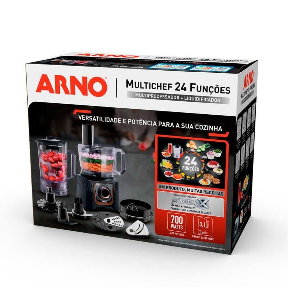Multiprocessador MP72 24 Funções 2 Velocidades 700W | Casas Bahia
