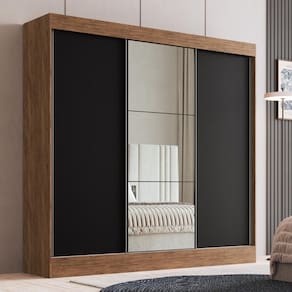 Guarda-Roupas Casal com Espelhos Flex Multimóveis CR35265