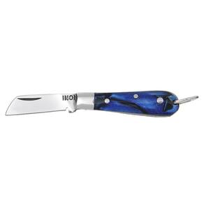 Mini Canivetee para Chaveiro em Aço Inox Azul Rodeo West 29521