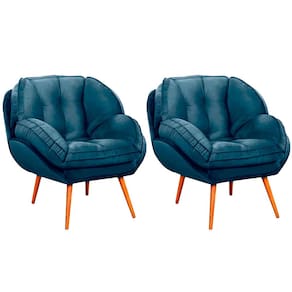 Kit 2 Poltronas para Sala e Escritório Decorativas Vitória