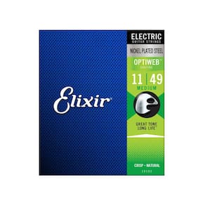 Encordoamento Guitarra Elixir Optiweb 011 049 Medium 19102