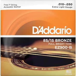 Encordoamento Violão Aço .010-.050 85/15 Bronze Ez900-B D