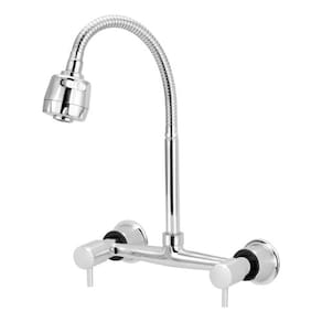 Torneira De Parede Cozinha Gourmet Com Misturador Steel Flex