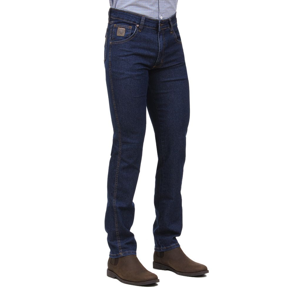 Calça Masculina Fit Azul Escuro Dock`s 33053