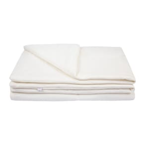 Edredom Bebê para Berço Liso 90cm x 70cm Off White - Hug