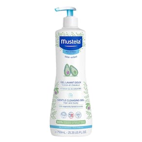 Mustela Gel Lavante Suave com Abacate Orgânico Bebê 750ml