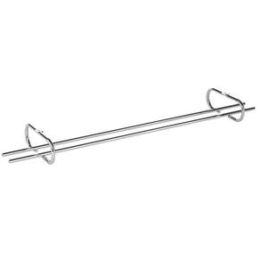 Suporte Porta Taças Reto Fixo 280x35x90mm Inox 7140