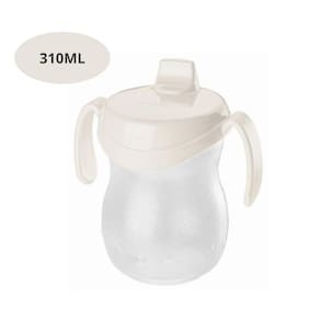 Copo Com Alça Infantil Creme 310Ml Sem Bpa - Sanremo