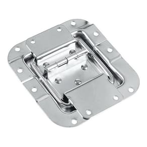 Kit 4 Dobradiça Embutir Limitador 45 Grande Cromada Lu-D02