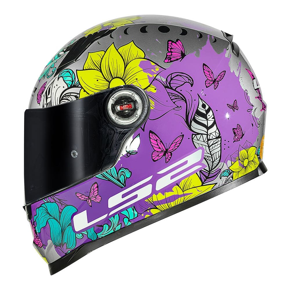 Capacete LS2 FF358 Dreamcatcher Cinza e Rosa