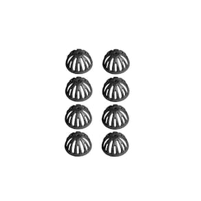 Kit 8 Ralos Semi Esférico Tipo Abacaxi 100mm Diâmetro 4 Pol
