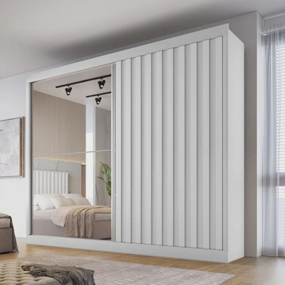 Guarda Roupa com Espelho 2 Portas Atlanta Made Marcs