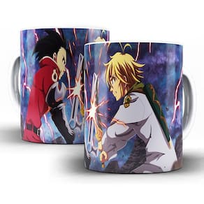 Caneca Nanatsu No Taizai - Meliodas Vs Zeldris