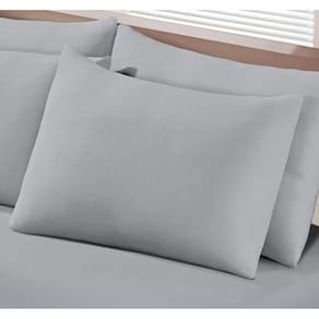 Fronha Avulsa Prata 50x70cm malha fio penteado Buettner
