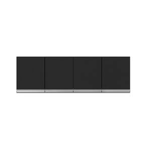 Armário Aéreo 4 Portas 150cm Andréia Preto AJL Móveis